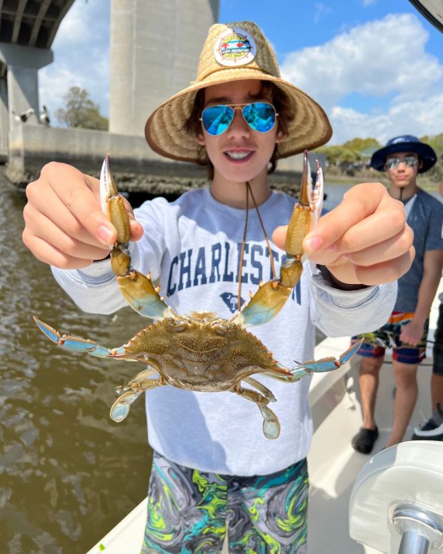 Sometimes it's okay to be a little 𝐂𝐑𝐀𝐁𝐁𝐘! 🦀

You never know what you will catch with us, so be ready for quite an experience out on the water!

Book your trip in our bio!